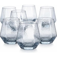 Store 6 Adet Cam Bardak Seti - Sade ve Modern Tasarımlı, Ekstra Berrak Su, 6'lı Meşrubat ve Kahve Bardağı Takımı (310 Ml)
