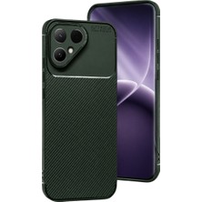 Khi-Zai Tecno Pova Curve 2 5g Auto Focus Karbon Kapak - Koyu Yeşil