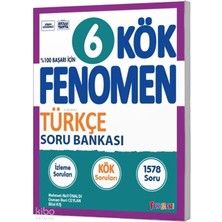 Fenomen Yayıncılık Fenomen Okul Yayınları 6. Sınıf Türkçe Kök Soru Bankası