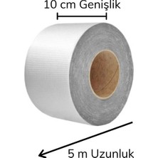 Store Buffer Yüksek Sıcaklık Dayanan Su Geçirmez Çatı Boru Duvar Çatlak Yapışkan Çamur Bant Folyo 5 mt x 10 cm
