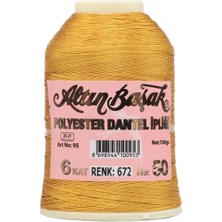 Pileli Store Altınbaşak Oya ve Dantel Ipi 20 gr - Royaleks - No: 672