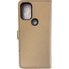 Store General Mobile GM21 Pro Trend S Plus Kapaklı Telefon Kılıf - Gold