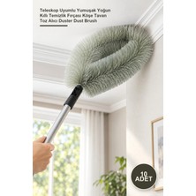 Yenilig 10 Adet Toz Tüy Örümcek Ağı Alma Fırçası – Teleskop Uyumlu Yumuşak Yoğun Kıllı Temizlik Fırçası Köşe Tavan Toz Alıcı Duster Dust Brush