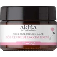 Akita Doğal Göz Çevresi Kremi Gül 15mL