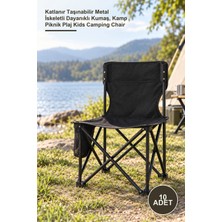 Yenilig 10 Adet Çocuk Kamp Sandalyesi – Katlanır Taşınabilir Metal Iskeletli Dayanıklı Kumaş, Kamp Piknik Plaj Kids Camping Chair