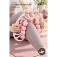 Yenilig 1 Adet 18 Silindirli Sıkılaştırıcı Masaj Aleti – 360° Dönen Silindirler, Teleskopik 60 Cm, Esnek Tutma Kolları, Bacak Kol Boyun Sırt Omuz Için Roller Massage