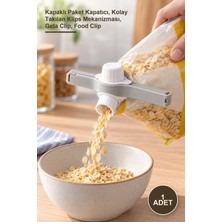 Yenilig 1 Adet Sızdırmaz Gıda Saklama Klipsi – Kapaklı Paket Kapatıcı, Kolay Takılan Klips Mekanizması, Gıda Clip, Food Clip