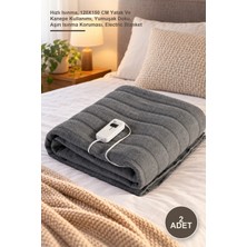 Yenilig 2 Adet Çift Kişilik Elektrikli Battaniye – Hızlı Isınma, 120X150 cm Yatak ve Kanepe Kullanımı, Yumuşak Doku, Aşırı Isınma Koruması, Electric Blanket