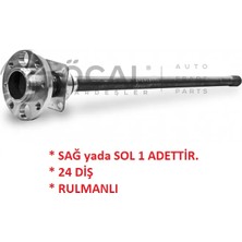 Arka Aks Set Komple Doğan Şahin Kartal Slx 1,6ie Yeni Model 1999-2002 Rulmanlı 24 Diş 85014774 Öcal Tr-128