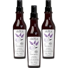 Akita Doğal Yağı Alınmamış Lavanta Suyu 3X250mL