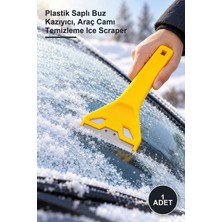 Yenilig 1 Adet Cam ve Buz Kazıyıcı Bıçak – Plastik Saplı Buz Kazıyıcı, Araç Camı Temizleme Ice Scraper
