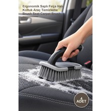 Yenilig 4 Adet Saplı Halı, Koltuk ve Araç Temizlik Fırçası – Ergonomik Saplı Fırça Halı Koltuk Araç Temizleme Brush Seat Carpet Brush