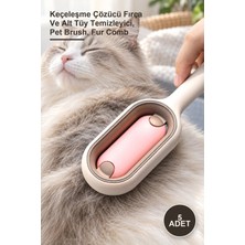 Yenilig 5 Adet Kedi Köpek Tüy Toplama Tarağı – Keçeleşme Çözücü Fırça ve Alt Tüy Temizleyici, Pet Brush, Fur Comb