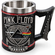 Zenviaa Pink Floyd 3 D Kabartmalı Paslanmaz Çelik Kupa Bardak ALK6575 ZNV20245