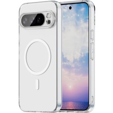 Microsonic Google Pixel 10 Pro Xl Kılıf Magsafe Clear Sararmaz Şeffaf