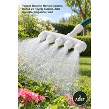 Yenilig 2 Adet 5 Kafalı Sulama Başlığı – Yüksek Basınçlı Hortum Aparatı, Bahçe ve Peyzaj Sulama, Abs Sprinkler Irrigation Head