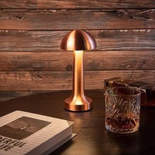 Mabelme Store Geldi Yemek Masası Lambası Şarjlı Otel Restoran Masa Lambası Dimmerli Dekoratif Abajur Cata Lizbon Dokunmatik Sunum Lambası 3 Kademeli Işık Modu Resta