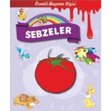 Mabelme Store Örnekli Boyama - Sebzeler (Kapak Değişebilir)