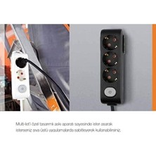Mabelme Store Multi-Let 4lü Anahtar-Topraklı Kablolu Ç.k 3m Priz