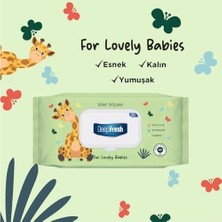 Mabelme Store Islak Mendil Lovely Babies Zürafa 120 Yaprak