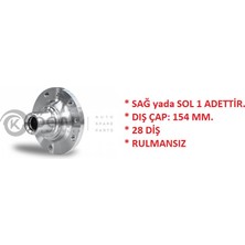 Ön Teker Porya Renault Master 2 Movano A 1998-2010 Interstar X70 2002+ 8200807882 Öcal R-1232
