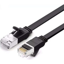 Mabelme Store Cat6 Flat Pure Metal Konnektör Utp Ethernet Kablosu 2 Metre