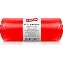 Mabelme Store Büzgülü Tıbbi Atık Poşeti Büyük Boy 60X85 Cm, 10X10&APOS;LU Sızdırmaz Yırtılmaz Profesyonel Çöp Poşeti, Geri Dönüştürülebilir Kolay Bağlanır Tıbbi Atı