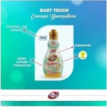 Mabelme Store Baby Touch Konsantre Kumaş Yumuşatıcı, Sıvı, Bebek Pudrası Kokulu, 1440 ml