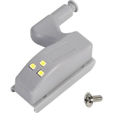 Mabelme Store Ymiko Menteşe LED Sensör Işık, Evrensel Dolap Klozet Gardırop Gece Işıkları, 1'lu Paket(Beyaz)