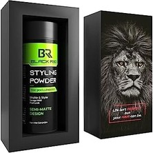 Mabelme Store Black & Red Saç Şekillendirici Toz Wax Hacimli ve Yarı Mat Görünüm - Semi Toz Wax - 20G