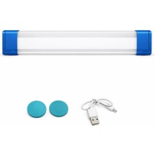 Mabelme Store USB Şarjlı LED Dolap Işığı, Manyetik 3 Kademeli Kabin Lambası, Gardırop Mutfak Tezgah Altı Aydınlatma, Kablosuz Montaj, Beyaz Işık, Mıknatıslı Duvar L