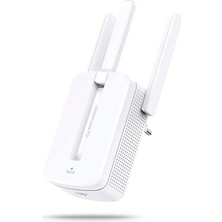 Mabelme Store MW300RE, N300 Mbps, 3 Harici Anten, Tek Tuşla Kolay Kurulum, Mobil Uygulama Desteği, Dual-Band Wi-Fi 4 Menzil Genişletici