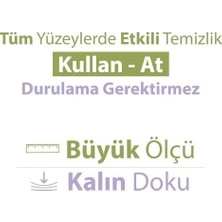 Mabelme Store Doğadan Pratik Temizlik Yüzey Havlusu Lavanta 100 Yaprak