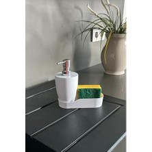 Mabelme Store Prime Pure Hazneli Sıvı Sabunluk-Beyaz