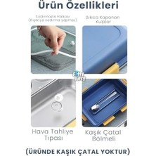 Mabelme Store Prime 800 ml Tek Kat 2 Bölme Lunch Box Yeni Nesil Sefer TASI-FFLBOX50442
