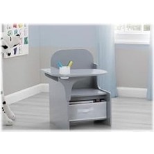 Mabelme Store Prime Children Delta Kıds - Gray Wood Desk