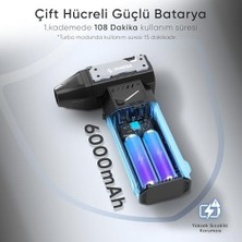 Mabelme Store G320 Turbo Jet Fan Hava Üfleyici - 【turbo Modda 320 Gram Hava Üfleme Gücü】- Ultra Güçlü Hava Basıncı -Taşıma Torbalı ve Ekstra Nozullu - Çıkarılabilir