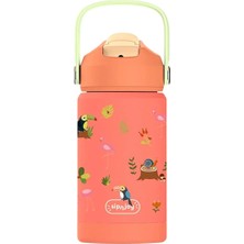 Sipnjoy Flipsip Çocuk Su Termosu 360 ml - Jungle Jam Mercan