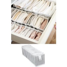 Mabelme Store Prime Pazar Kapısı Akordiyon Çekmece Içi Düzenleyici Organizer (5 Adet Gri, Small)