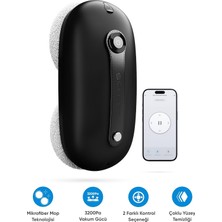 Şımart Akıllı Cam Temizleme Robotu, 3200PA Vakum Gücü, Uygulama ve Kumanda Kontrollü