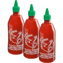 Thai World - Uni Eagle Sriracha Acı Biber Sosu 815 G (3 Paketi)