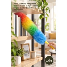 Yenilig 5 Adet Toz Alma Fırçası – Peluş Püsküllü Rengarenk Yumuşak Lifli El Tipi Temizlik Fırçası Duster Dust Brush
