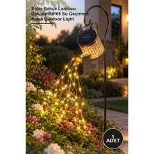 Yenilig 1 Adet Solar Sulama Kabı Tasarımlı Dış Mekan Işığı – Solar Bahçe Lambası Dekoratif IP65 Su Geçirmez Askılı Outdoor Light