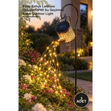 Yenilig 3 Adet Solar Sulama Kabı Tasarımlı Dış Mekan Işığı – Solar Bahçe Lambası Dekoratif IP65 Su Geçirmez Askılı Outdoor Light
