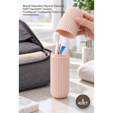 Yenilig 5 Adet Diş Fırçası ve Diş Macunu Seyahat Kutusu – Büyük Kapasiteli Hijyenik Saklama, Hafif Taşınabilir Tasarım, Toothbrush Toothpaste Travel Case