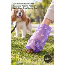 Yenilig 3 Adet Köpek Dışkı Poşeti – Taşınabilir Pratik Kaka Toplama Poşeti, Portatif Walk Bag, Dog Waste Bag