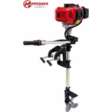 Mitashi Pro 2 Zamanlı Benzinli Tekne Motoru | 360° Döner Başlık | Hafif ve Güçlü Dıştan Takma Bot Motoru