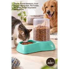 Yenilig 1 Adet Mikopet Hazneli Su ve Mama Kabı – Plastik Hazneli Besleyici, Evcil Hayvan Mama Kabı, Pet Feeder, Pet Bowl, Renkli Seçenekler