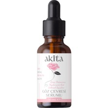 Akita Doğal Göz Çevresi Serumu Gül 30mL