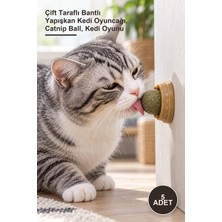 Yenilig 5 Adet Kedi Otu Oyun Topu – Çift Taraflı Bantlı Yapışkan Kedi Oyuncağı, Catnip Ball, Kedi Oyunu